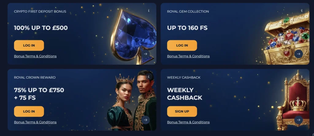 Bonuses at CrownJewelz