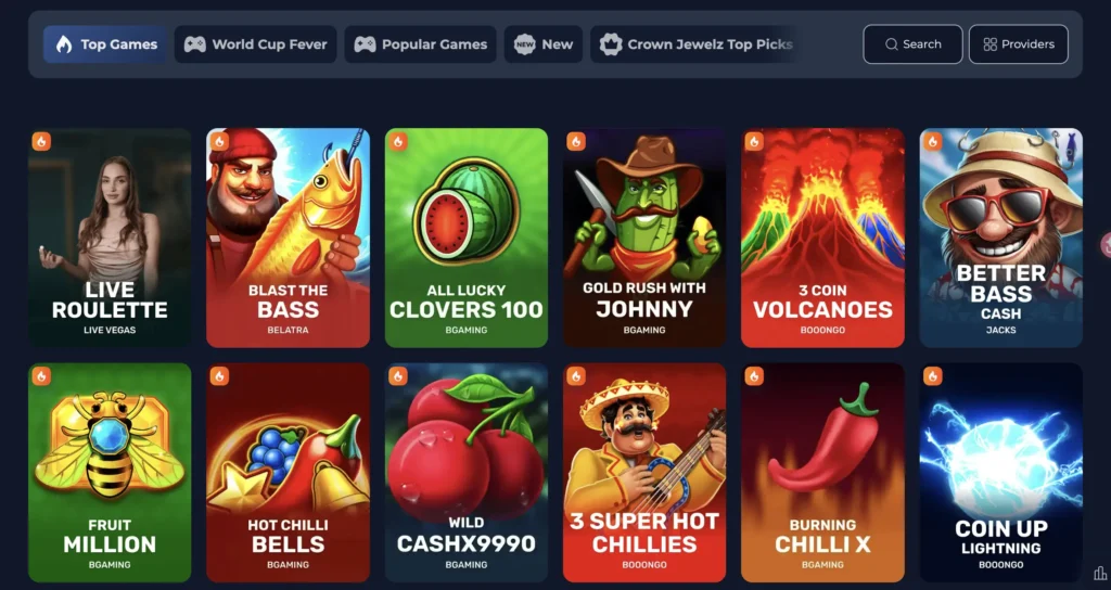 Crown Jewelz Game Library